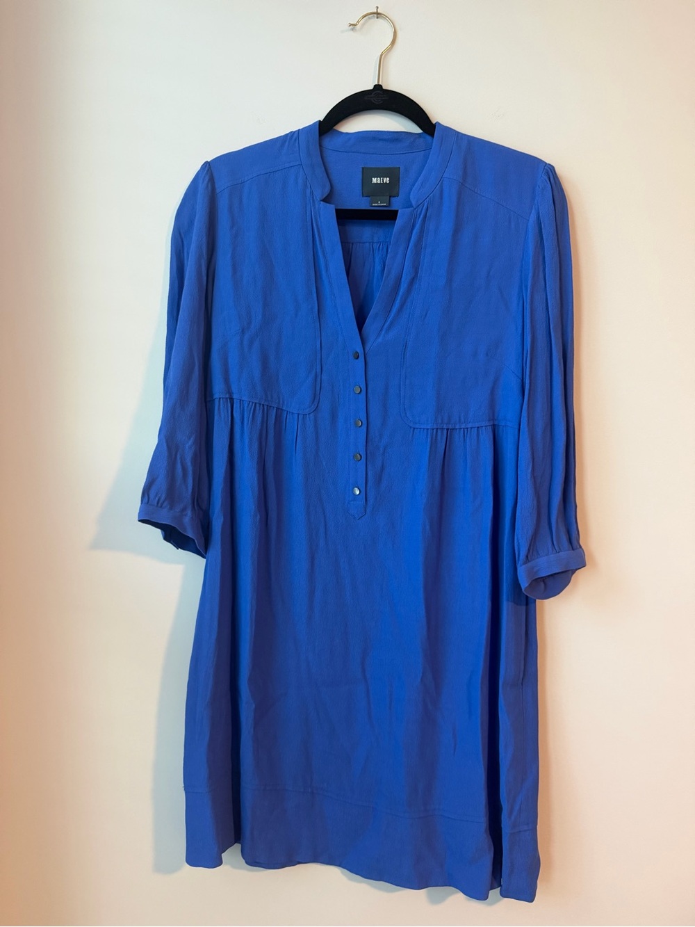Maeve Blue 3/4 Sleeve Dress